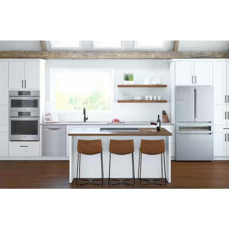 36 in. Counter Depth French Door Refrigerator with Beverage Cooler Drawer Z6357
