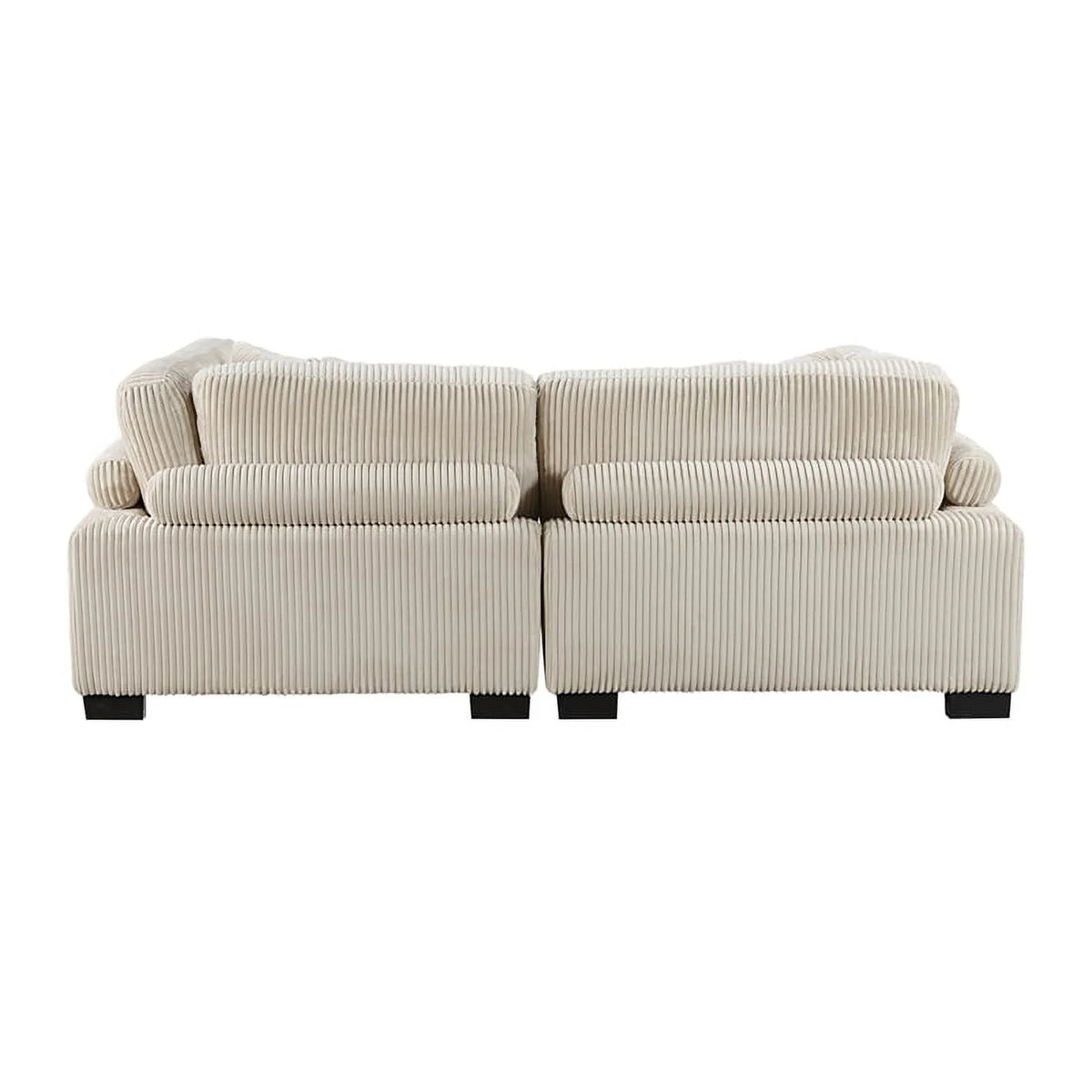 Beige Corduroy Loveseat E246