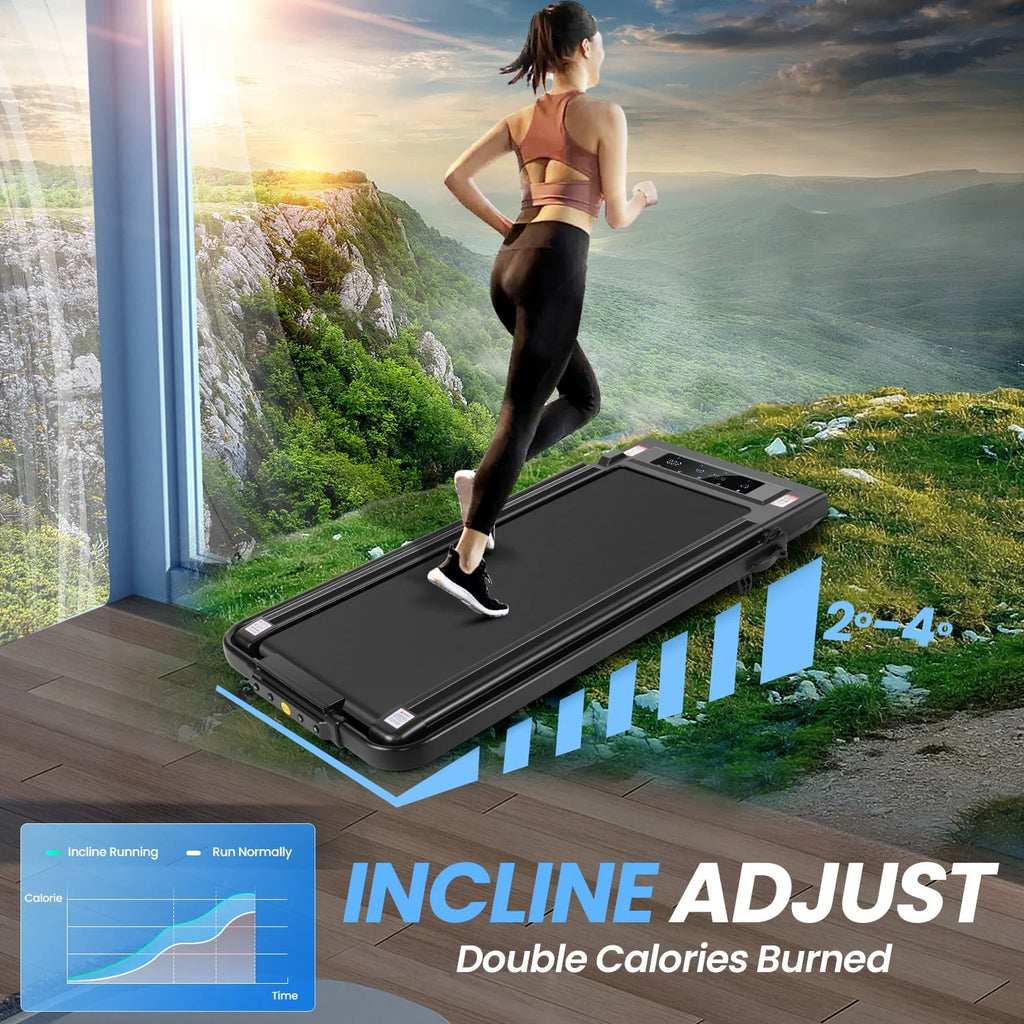 Folding Treadmill 300 Weight Capacity with Remote Control T7980