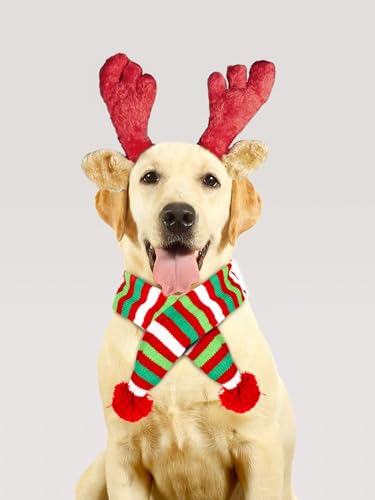 Christmas Reindeer Antler Headband for Dog A55545