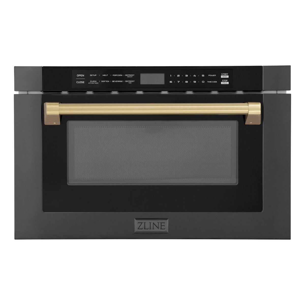 24 1.2 cu. ft. Built-in Microwave Drawer Black Stainless Steel Y3204