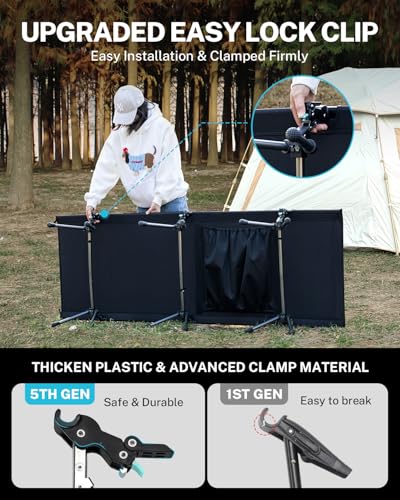 Camping Cot with Leg Extenders 2 in 1 Portable Folding Cot E532780