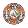 14 3/8x22 Peacock Round Plate X511