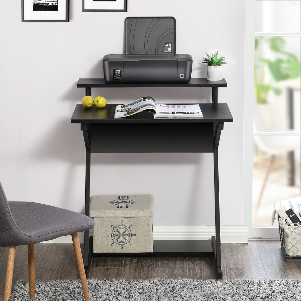 27-Inch Computer Desk with Monitor Shelf M8486