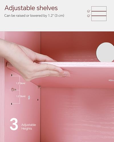 6 Tier Tree Bookshelf with Storage Cabinet O333236