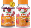 Iron & Vitamin C Kids + Zinc 25mg Gummies Bundle N828