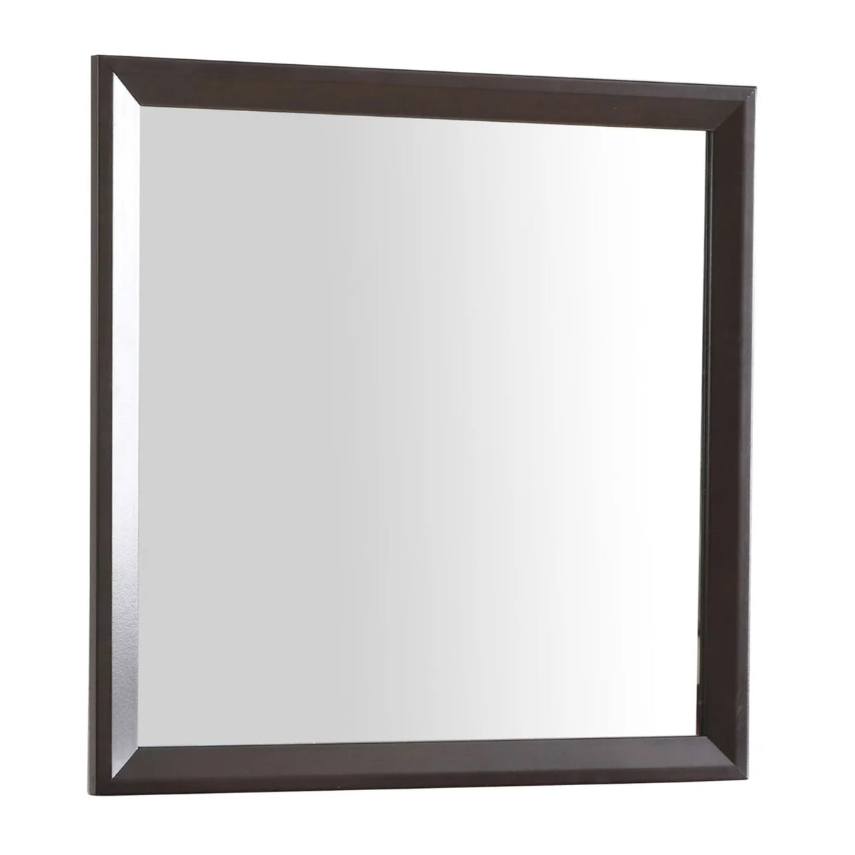 Espresso Square Framed Dresser Mirror Q7775