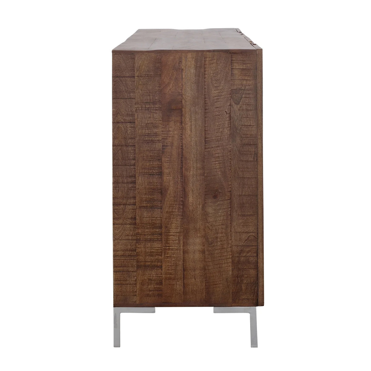 Industrial Style Solid Wood Four Door Credenza N16765