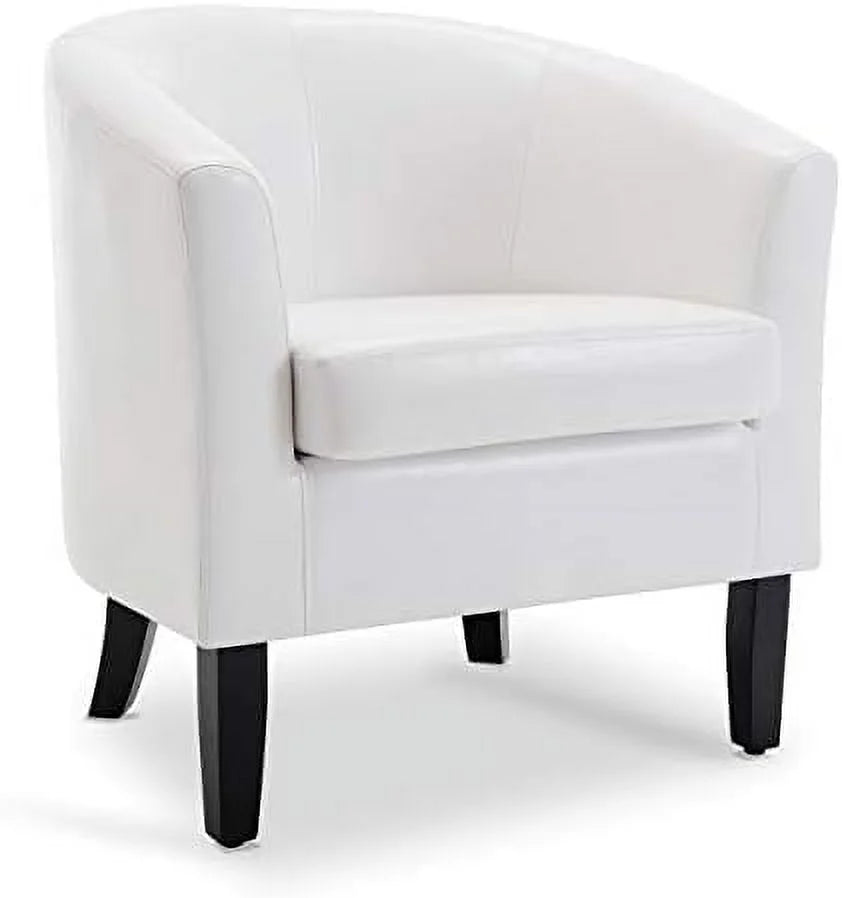 Linen Accent Barrel Chair with Flared Legs X266746