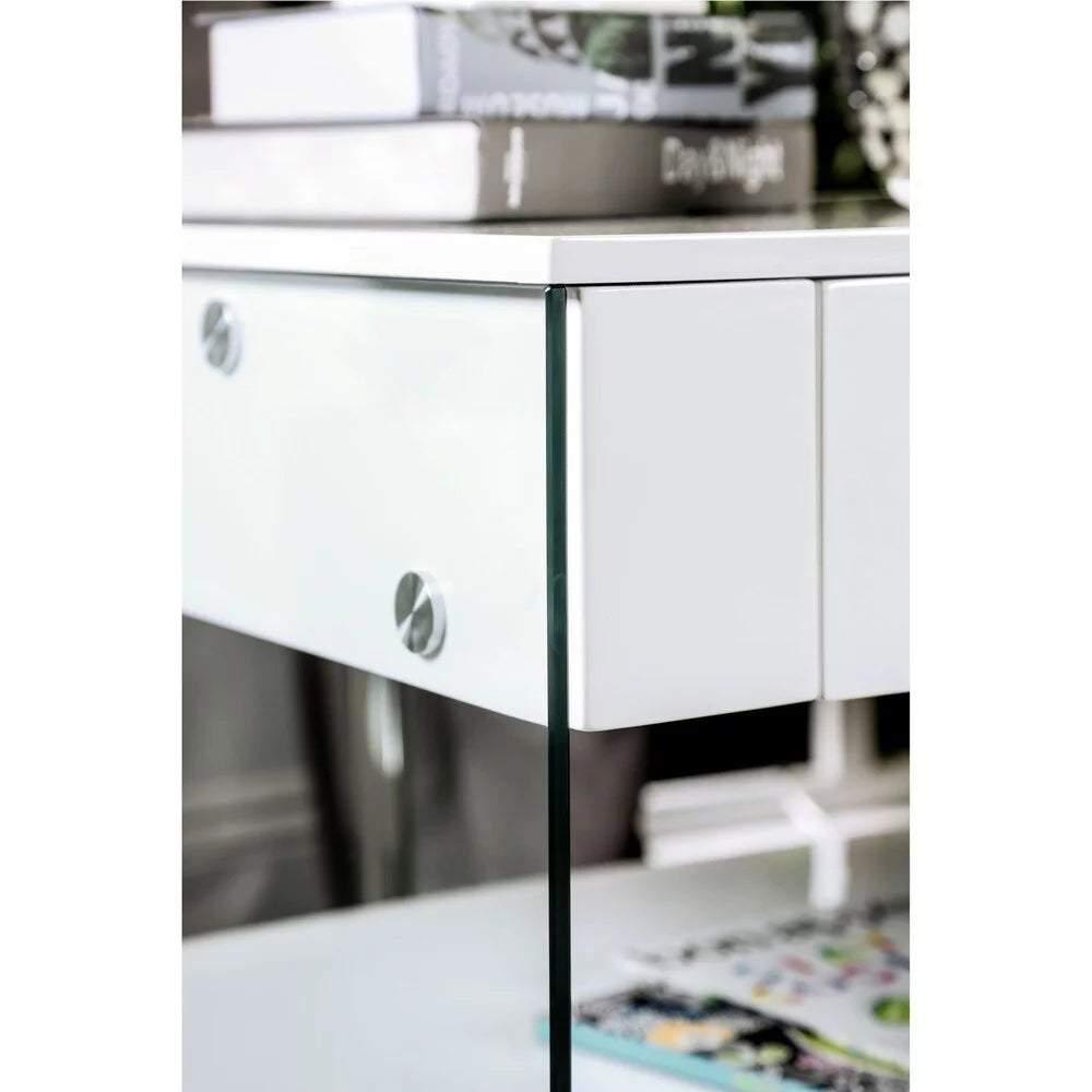 Glass 1-Shelf Coffee Table V670118