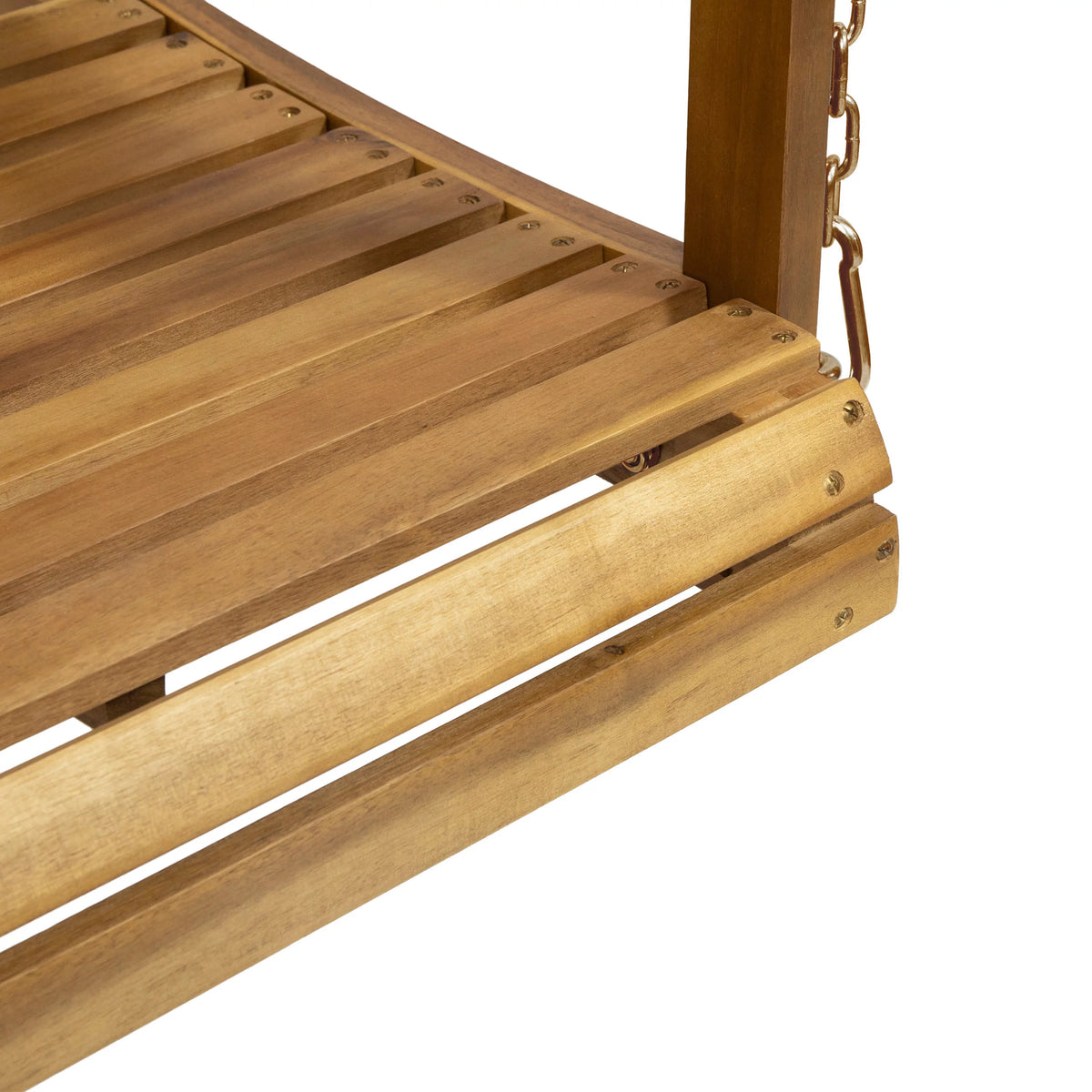 Teak Acacia Wood Outdoor Porch Swing B69158