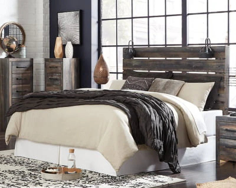 Full Panel Headboard Whitewash O85969