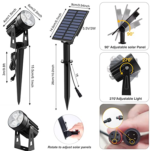 20 LED IP65 Waterproof Solar Landscape Lights X51409