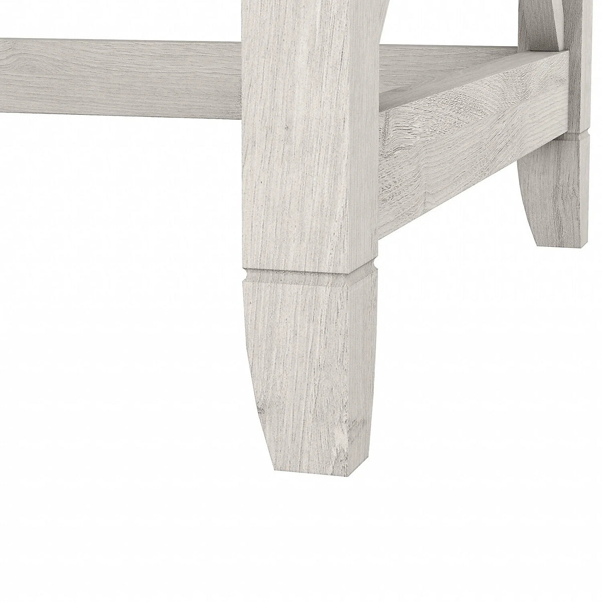 White Oak L-Shaped Desk and Chair Set H50607