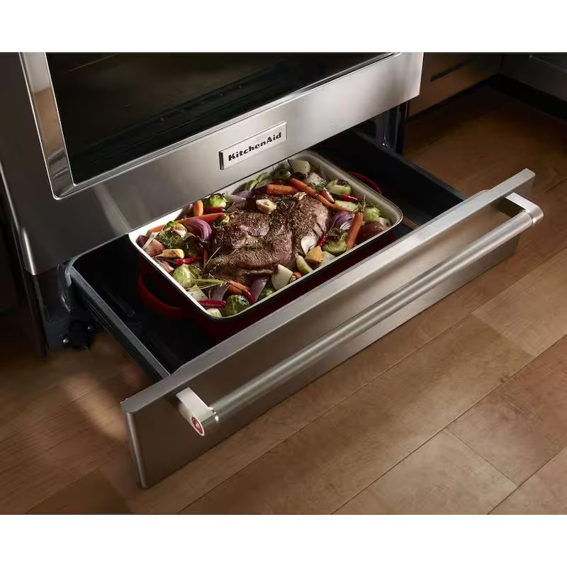 7.1 cu. ft. Slide-In Dual Fuel Range with Self-Cleaning Convection Oven in Stainless Steel P994