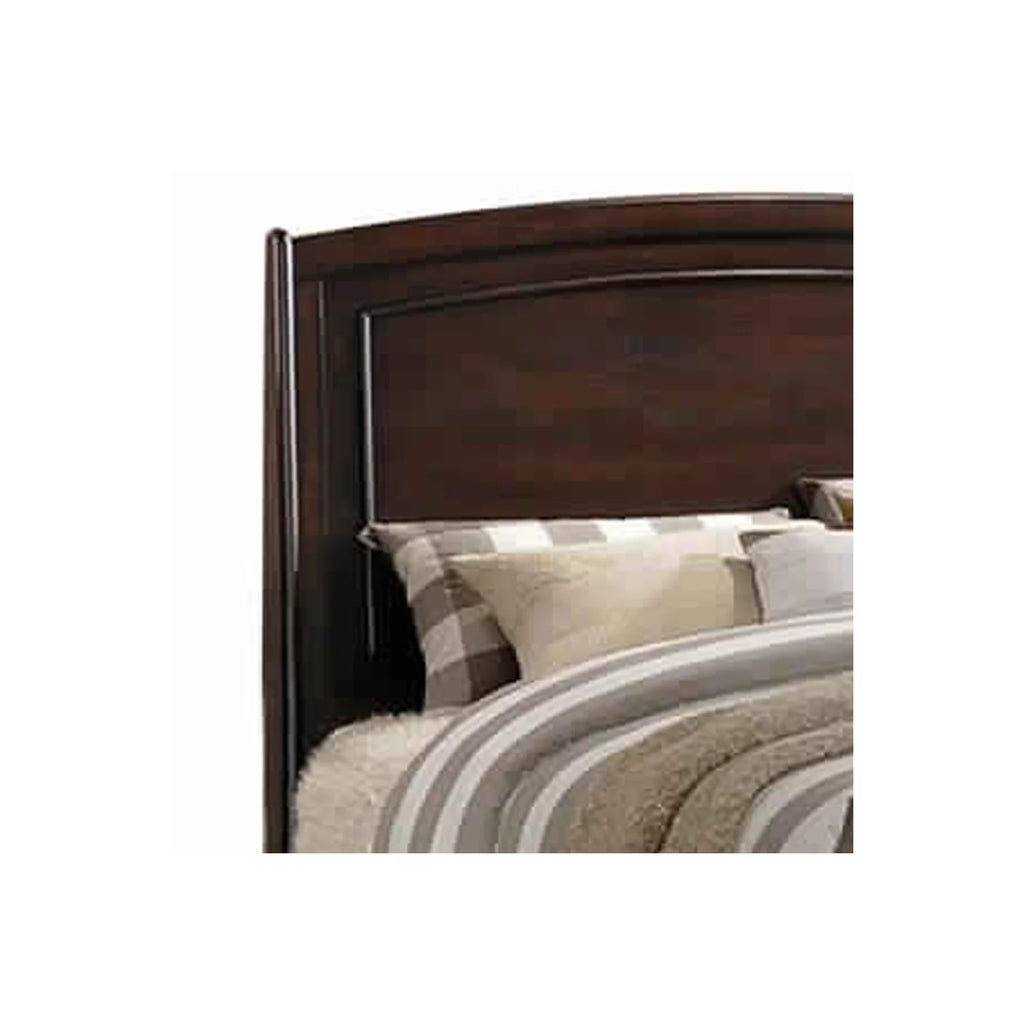 Oak Wooden C.King Bed with 3D Design T818