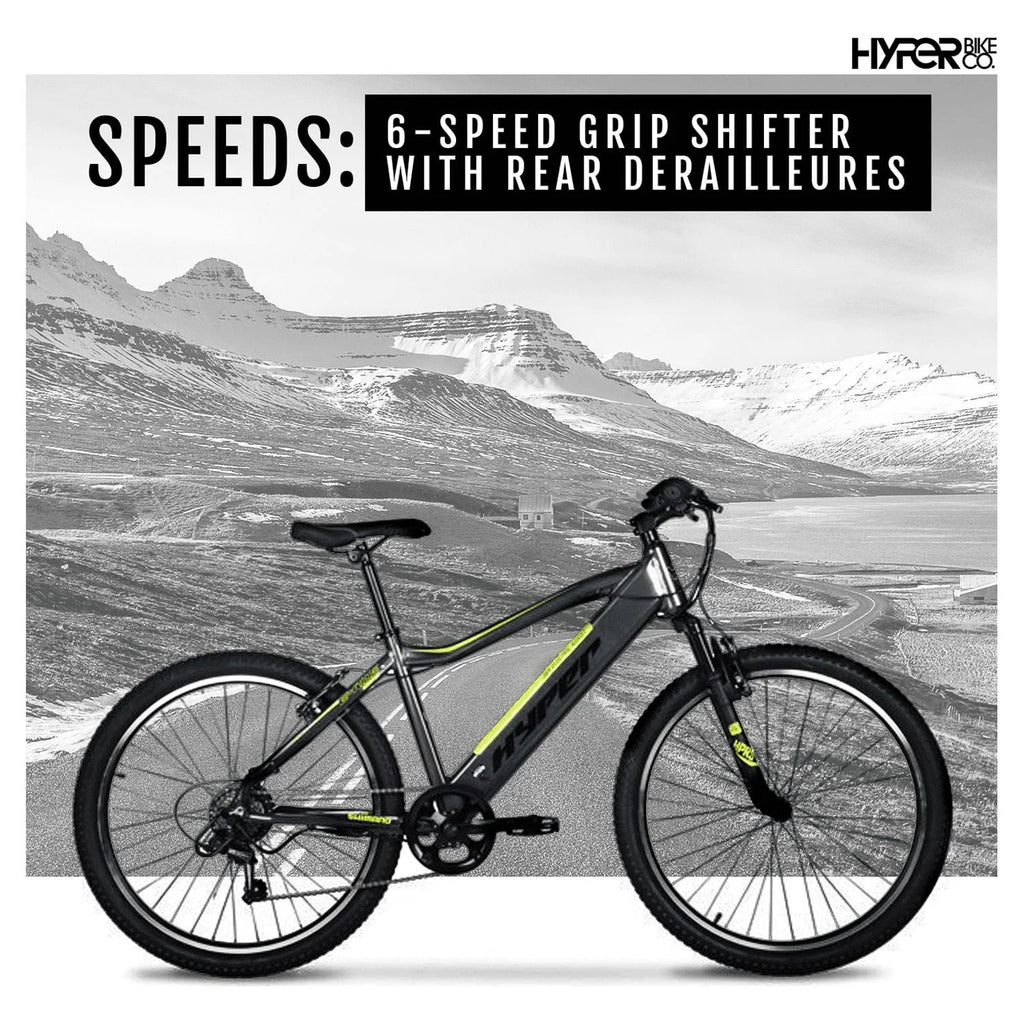 26 36V Electric Mountain Bike Pedal-Assist 250W Black M596992