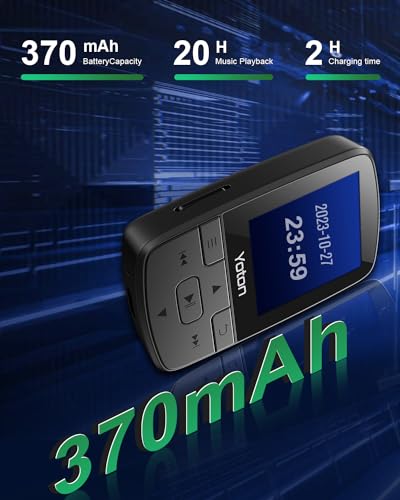 MP3 Player with Bluetooth, 64GB, FM Radio, Earphones Included W876818