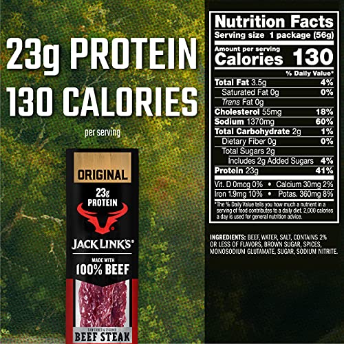 Beef Steak Original 23g Protein 100% Beef 2 Oz 12 Count N99892
