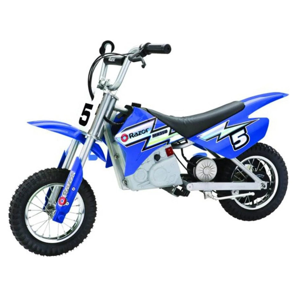 Blue 24V Miniature Electric Dirt Bike M4473