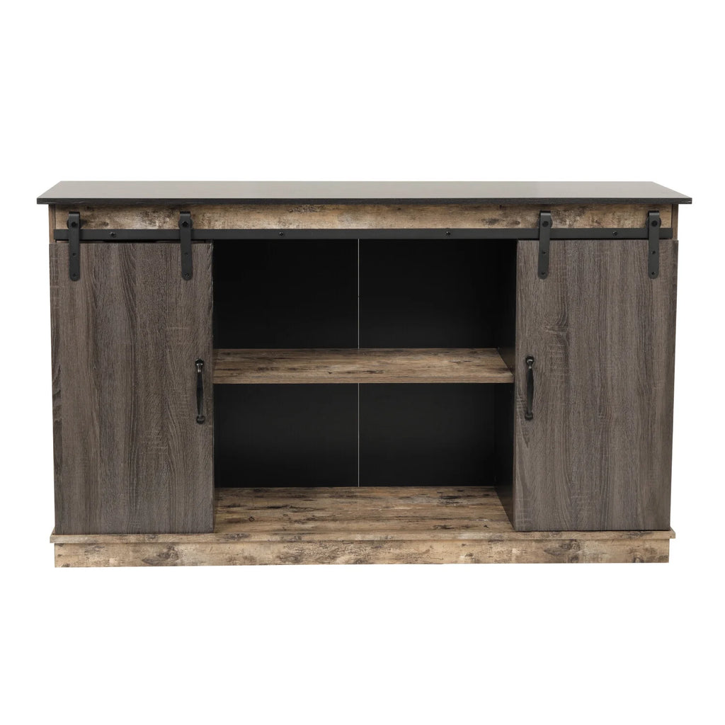 Six Drawer Storage Cabinet with Two Sliding Doors O967920