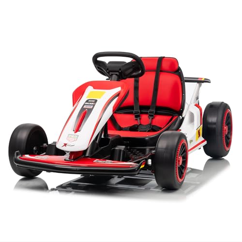 24V Battery Powered Electric Go Kart with 150 * 2 Motors, Red O4527