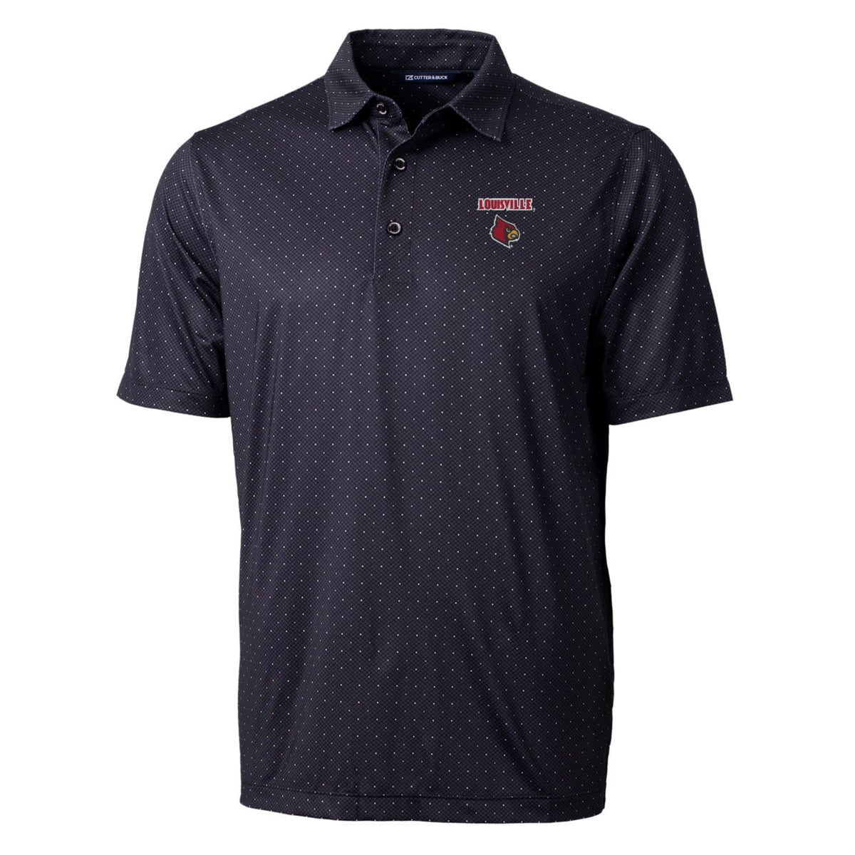 Men's Black Stretch Polo T792971
