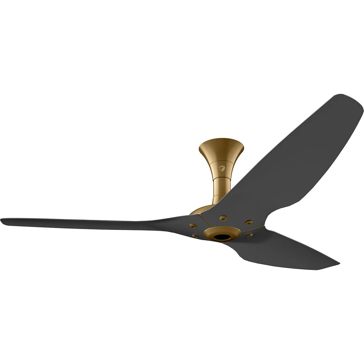 60 Ceiling Fan with Black Blades and Gold Finish U791056
