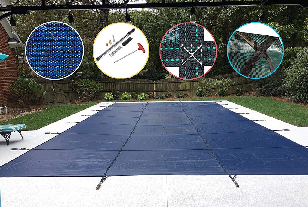 Inground Mesh Pool Safety Cover 20' x 30' Rectangle L4504