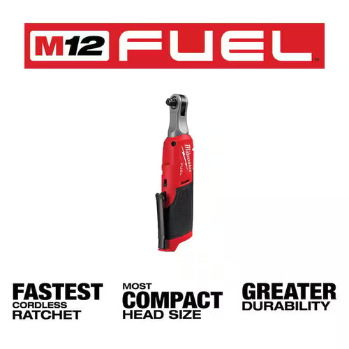 12V Lithium-Ion Brushless Cordless 3/8 in. and 1/4 in. Ratchets O825