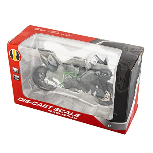 1:12 DieCast Motorcycle Model Black Q210