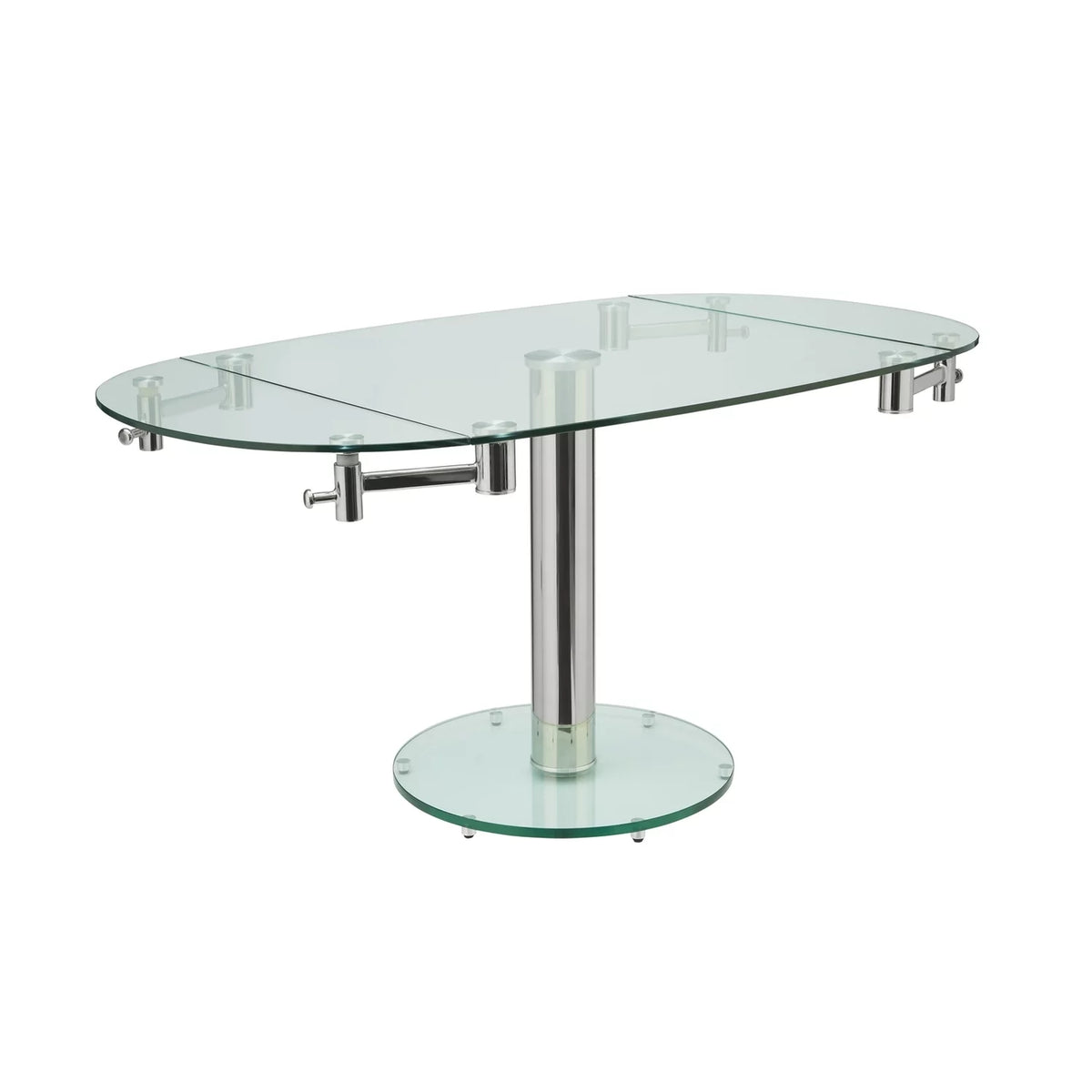 Extendable Stainless Steel Dining Table F5406