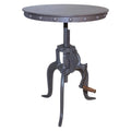 Adjustable Crank Accent End Table T164