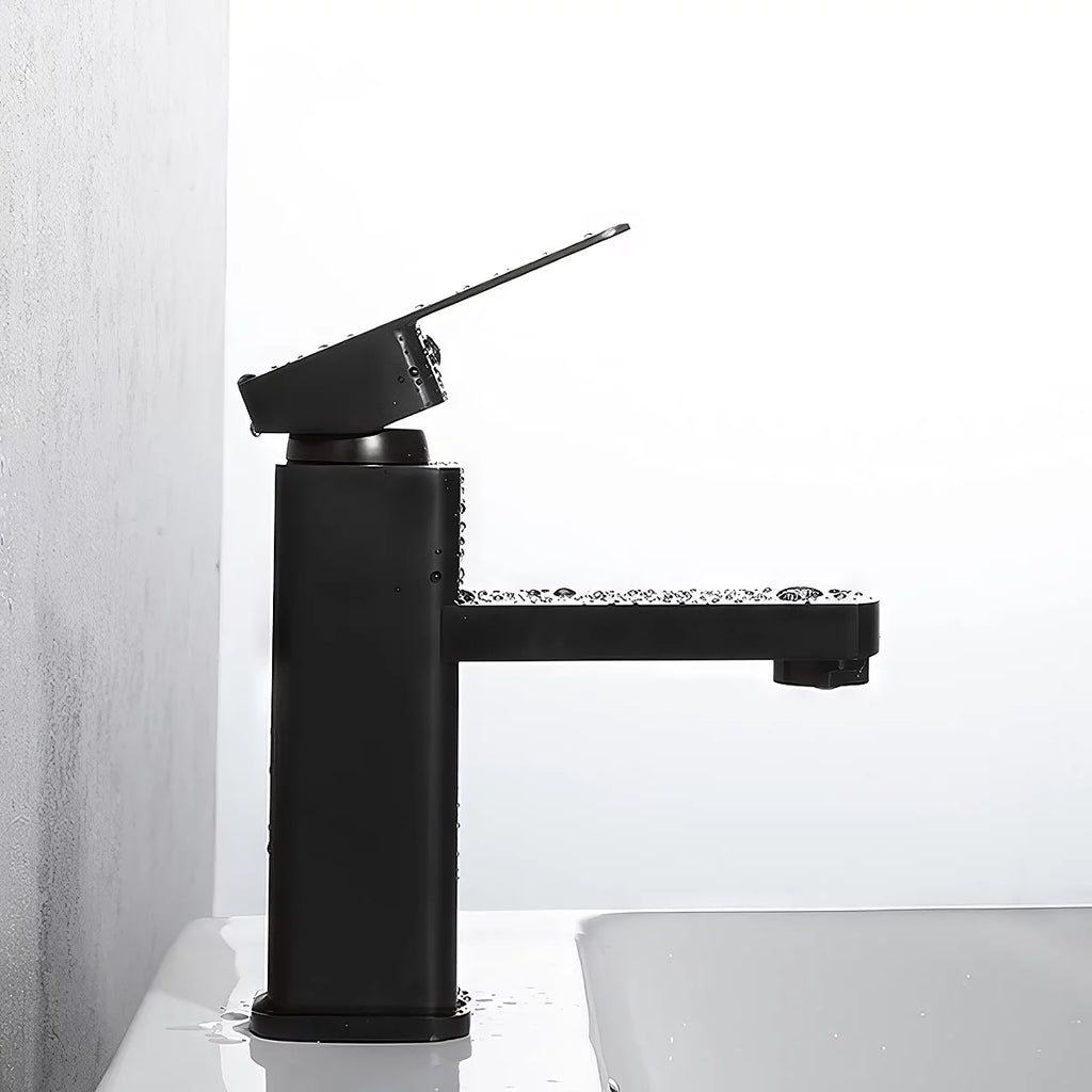 2Pack Single Handle Black Bathroom Sink Faucet B13398