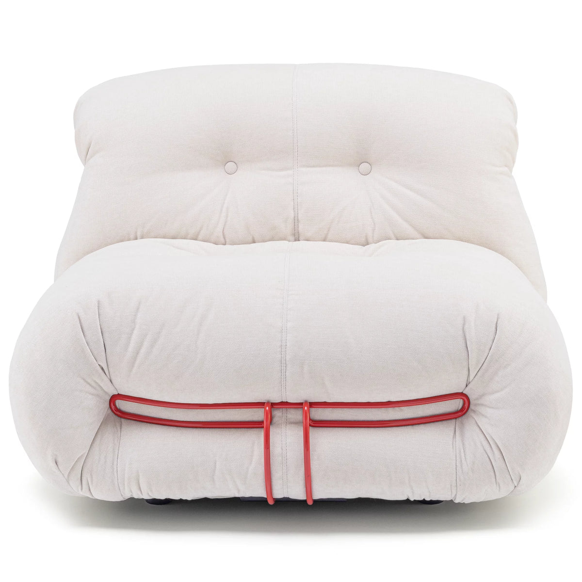 White Armless Bean Bag Sofa B260689