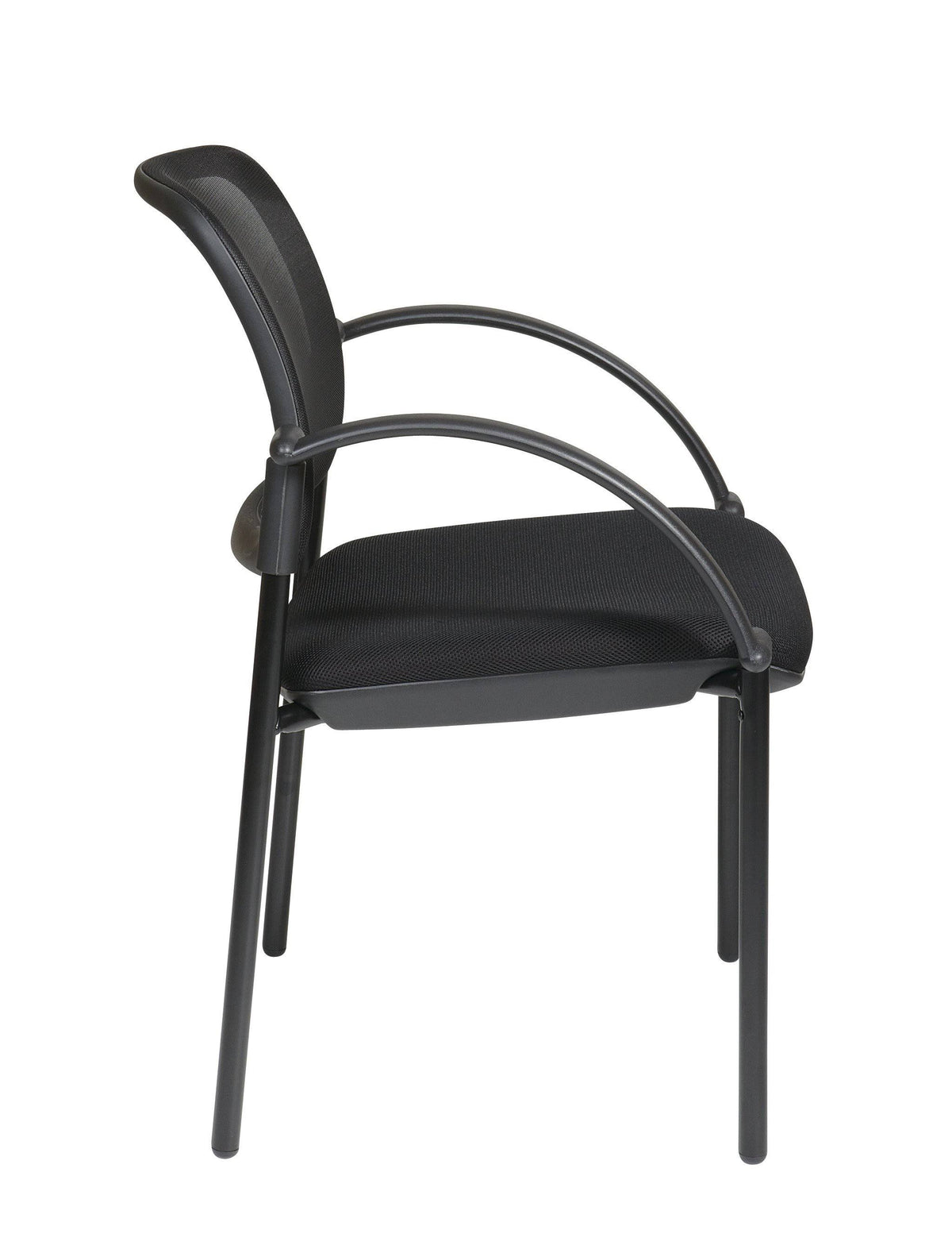 Screen Back Mesh Seat Visitors Chair with Arms E375