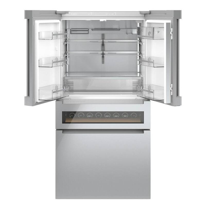 36 in. Counter Depth French Door Refrigerator with Beverage Cooler Drawer Z6357