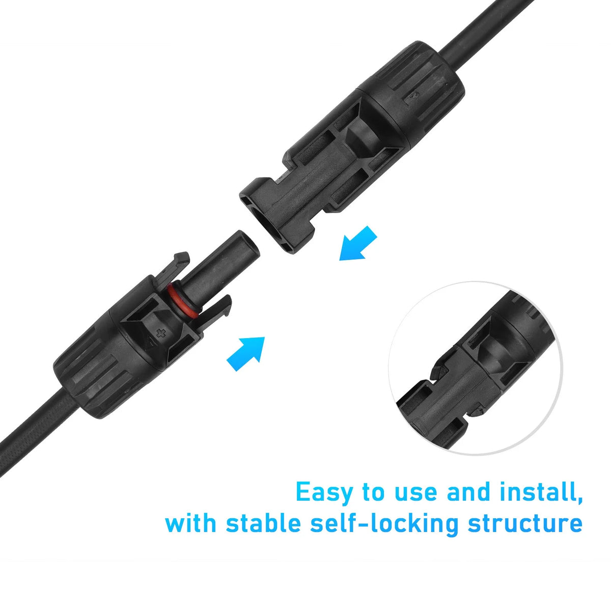 4-Way Solar Cable Connector IP67 Waterproof 12AWG A958