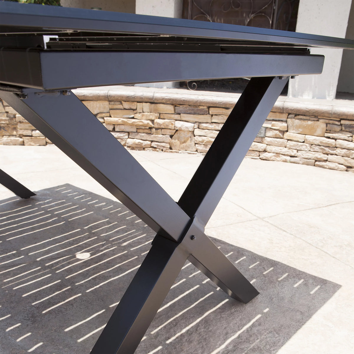 Cast Aluminum Rectangular Dining Table P442