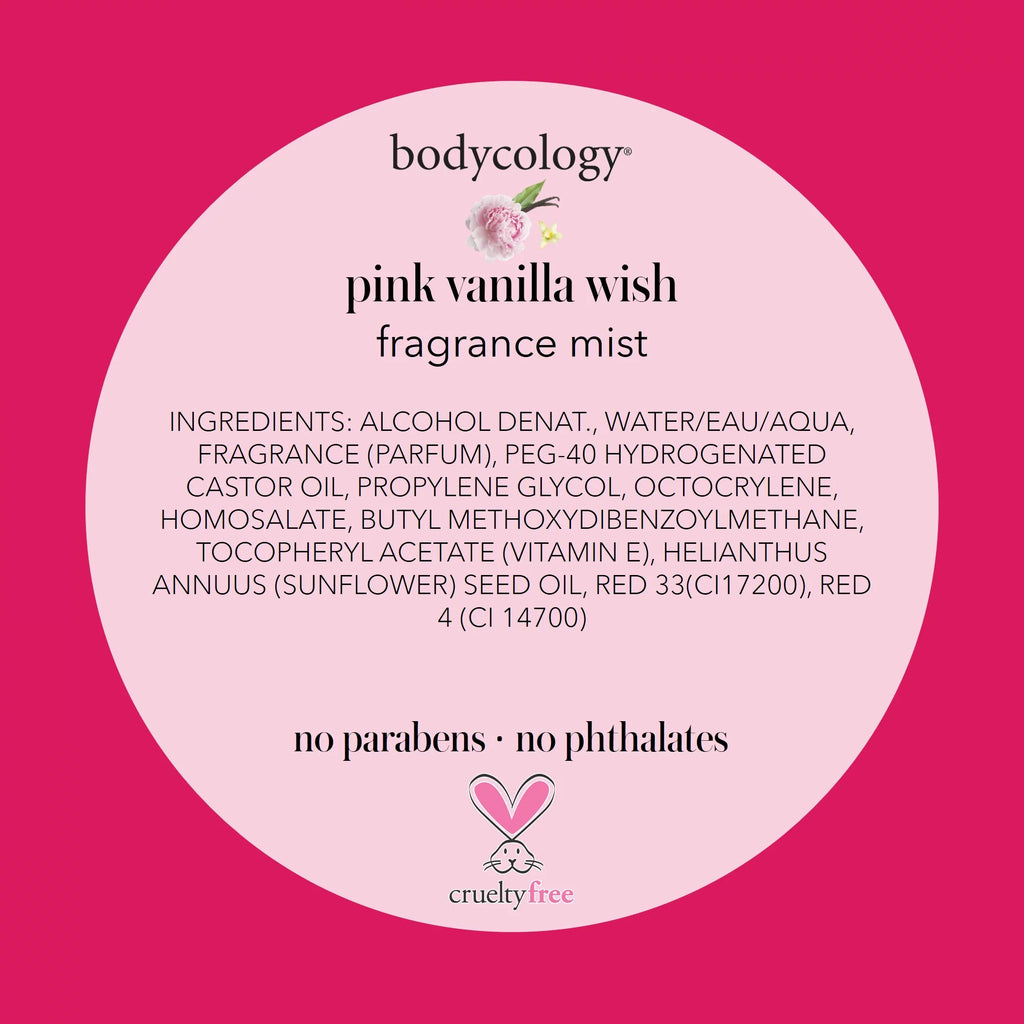 Pink Vanilla Fragrance Mist Spray 8 oz N118