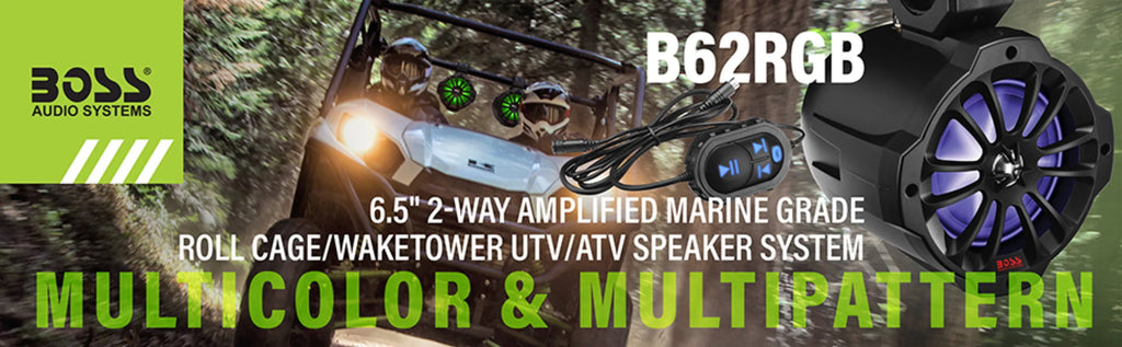6.5” Amplified Bluetooth IPX5 Speakers M88346