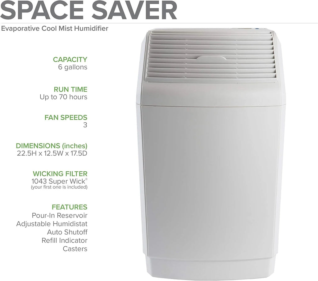 6 Gallon Evaporative Whole House Humidifier with Digital Controls X911