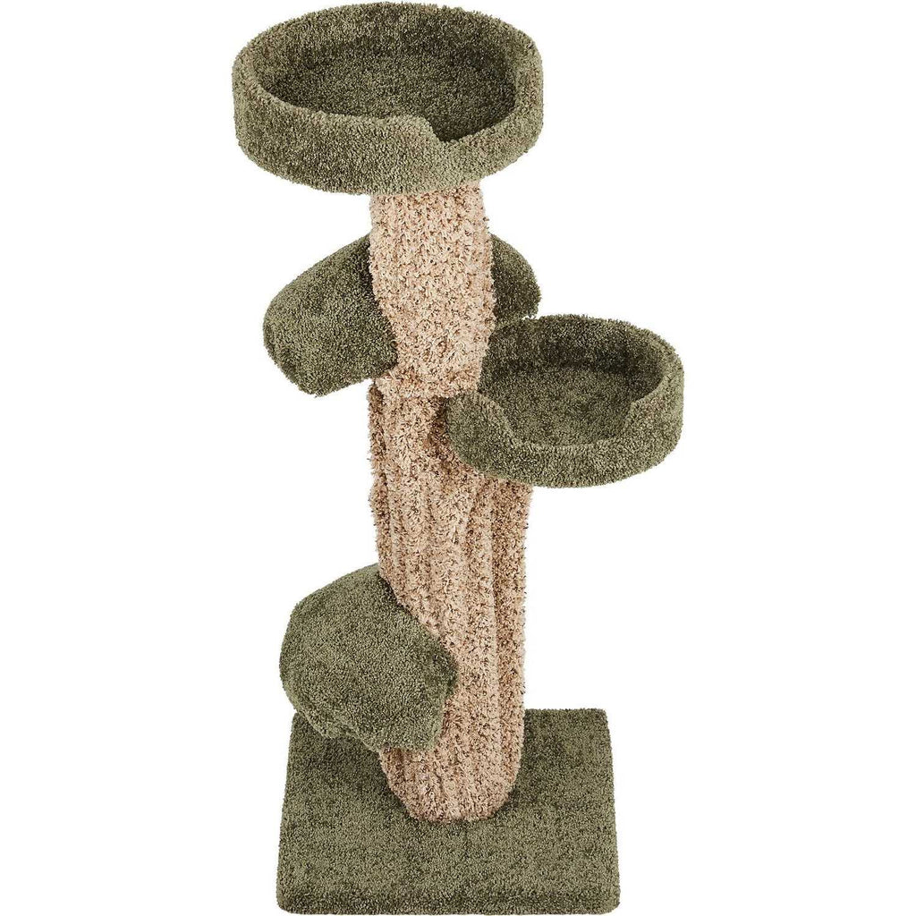 49-in Tree-Shaped Wooden Cat Tree R96215