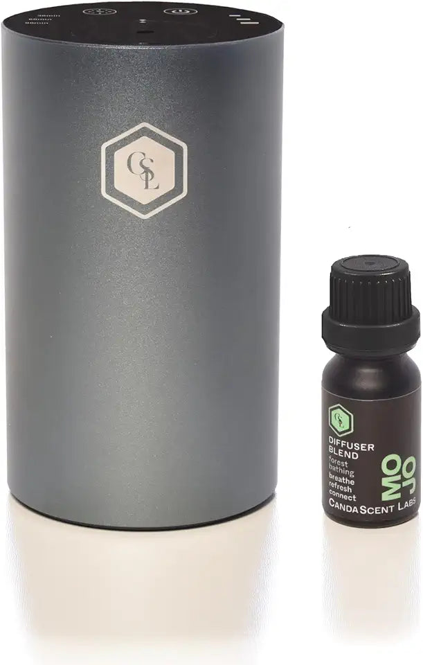 Waterless Diffuser + Organic Essential Oils Portable USB Rechargeable B1925